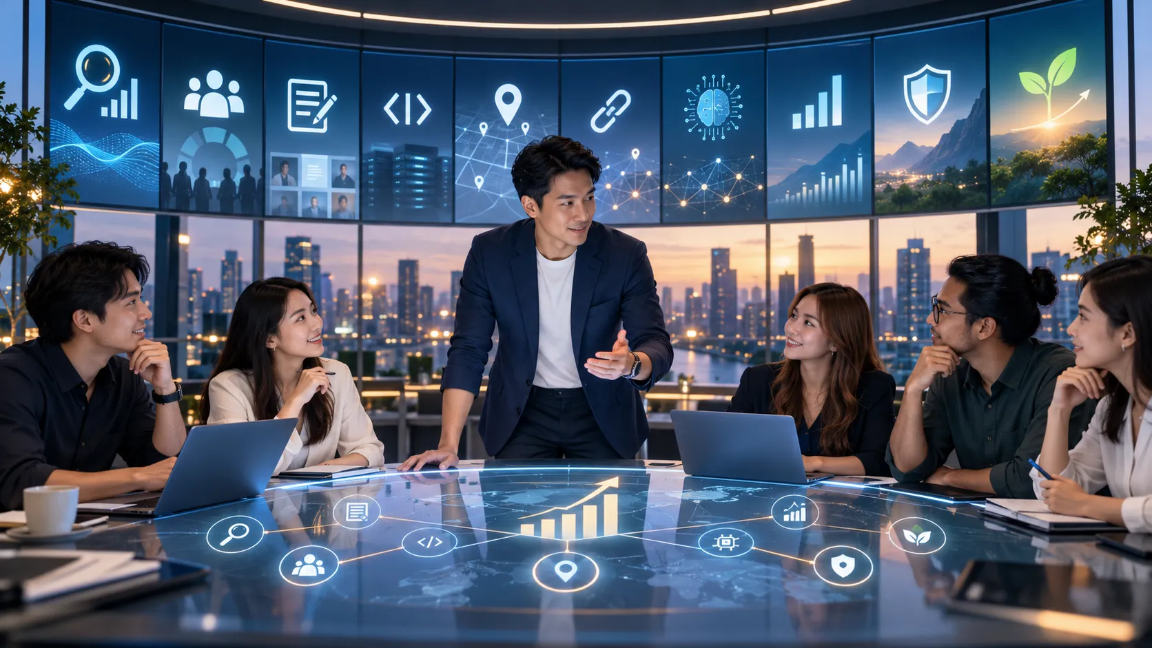 ผู้นำและทีมธุรกิจร่วมวาง 10 ไอเดียทำ SEO ในห้องวางกลยุทธ์ดิจิทัล
