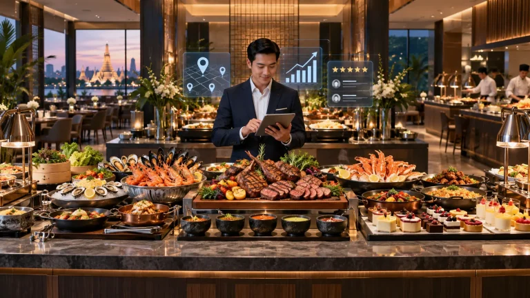 SEO สำหรับร้านบุฟเฟ่ต์ เพิ่มการมองเห็นเมนู ราคา รีวิว และตำแหน่งร้านบน Google Maps
