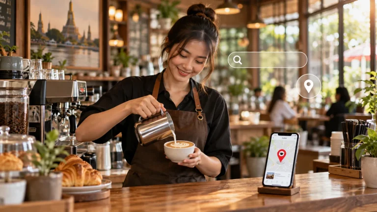 SEO สำหรับร้านกาแฟ ช่วยให้ลูกค้าค้นหาร้านและตำแหน่งบน Google Maps ได้ง่ายขึ้น
