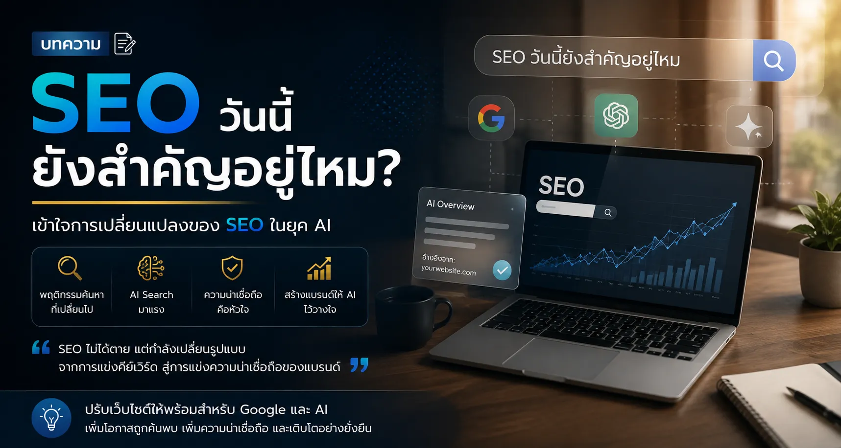 SEO วันนี้ยังสำคัญอยู่ไหม?